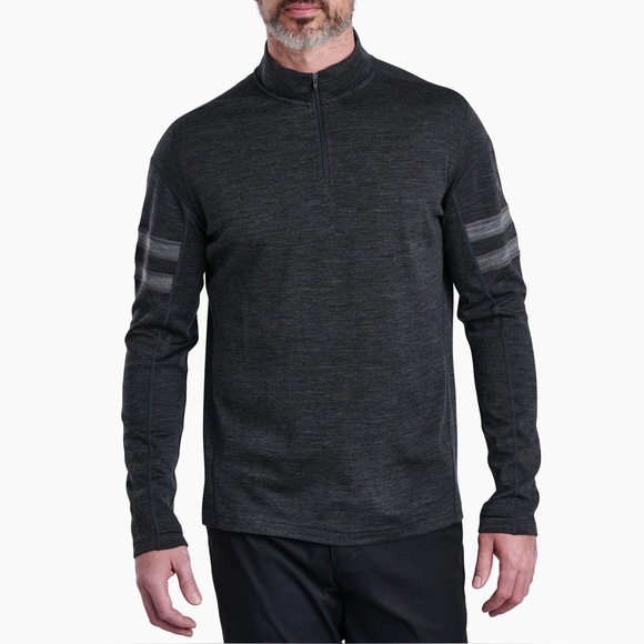 New Kuhl Men’s Team Merino 1/4 Zip Pullover - Picture 1 of 6